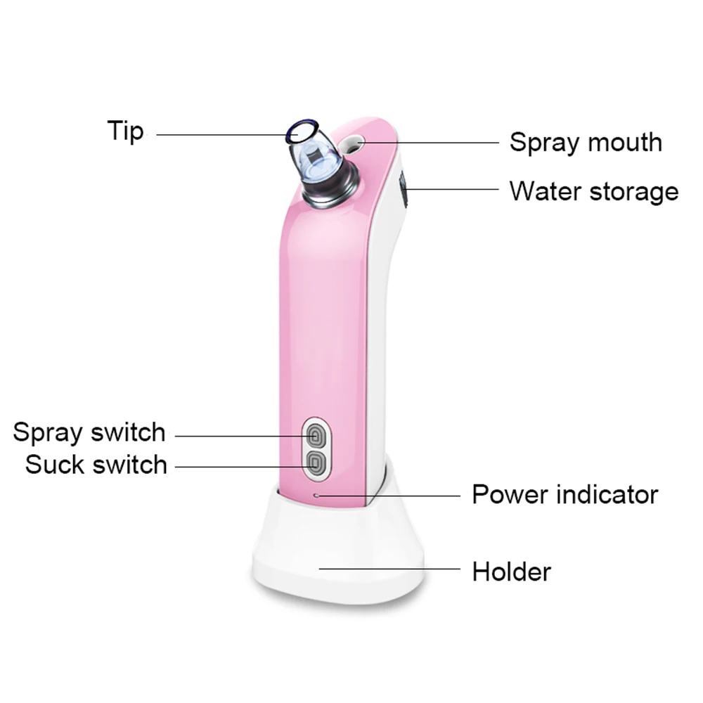 Профессиональный вакуумный отпариватель для удаления черных точек очиститель