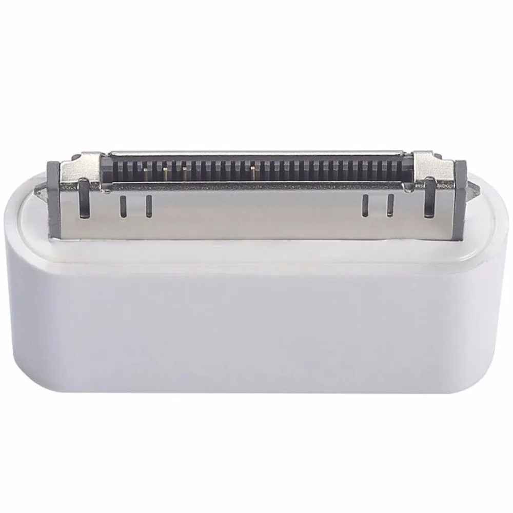 Микро 2 0 USB Женский адаптер для зарядки apple iPhone4 4S touch4 iPad2 3 4 30 Pin микро кабель