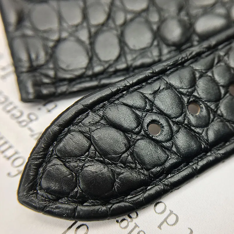 

19mm 20mm Crocodile Alligator Skin Watchband for Omega Seamaster DE VILLE Genuine Leather for Rado Watch Bracelet Strap Durable