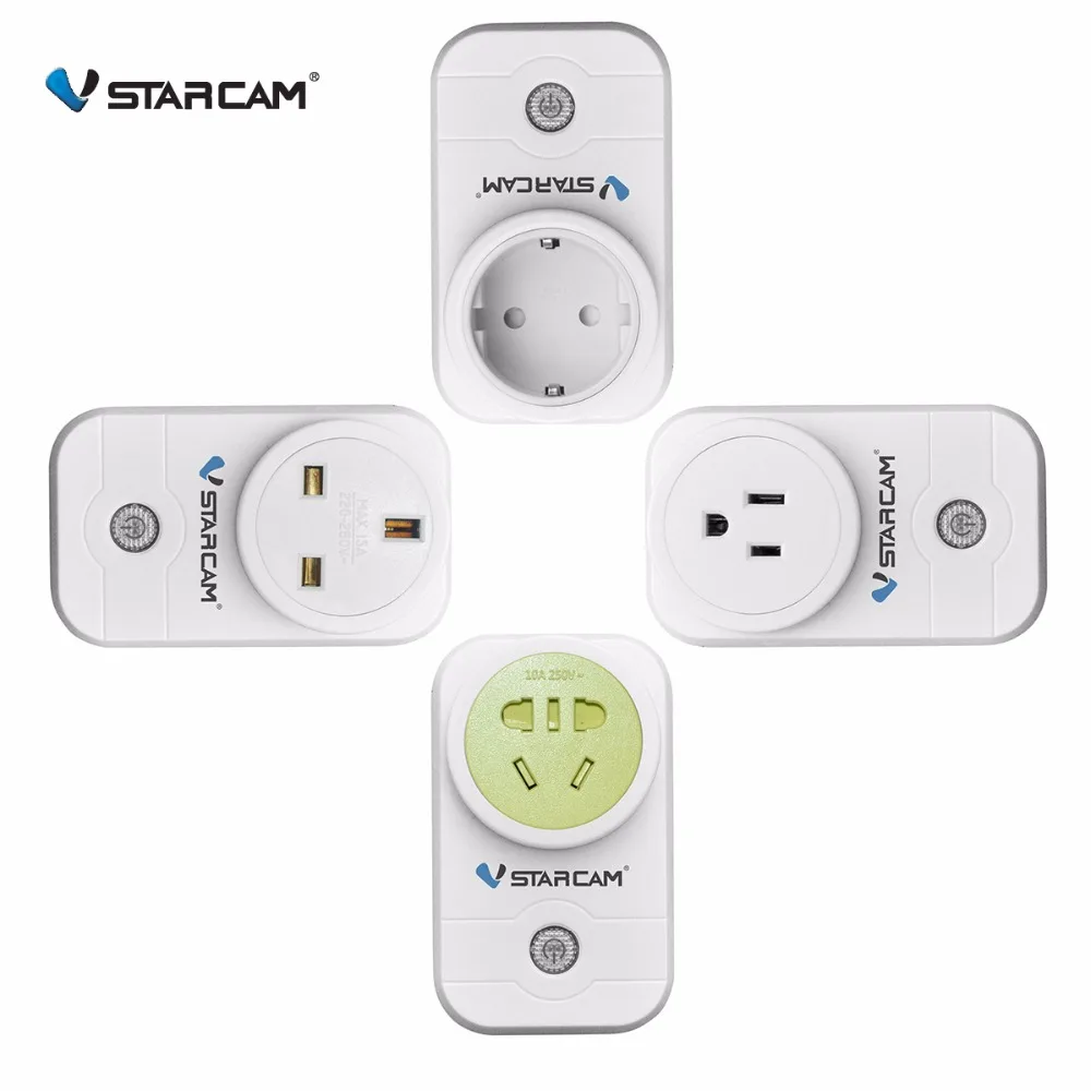 Vstarcam США ВЕЛИКОБРИТАНИЯ AU ЕС Smart Power Разъем Мобильного ГЛАЗ 4 & EyeCloud APP