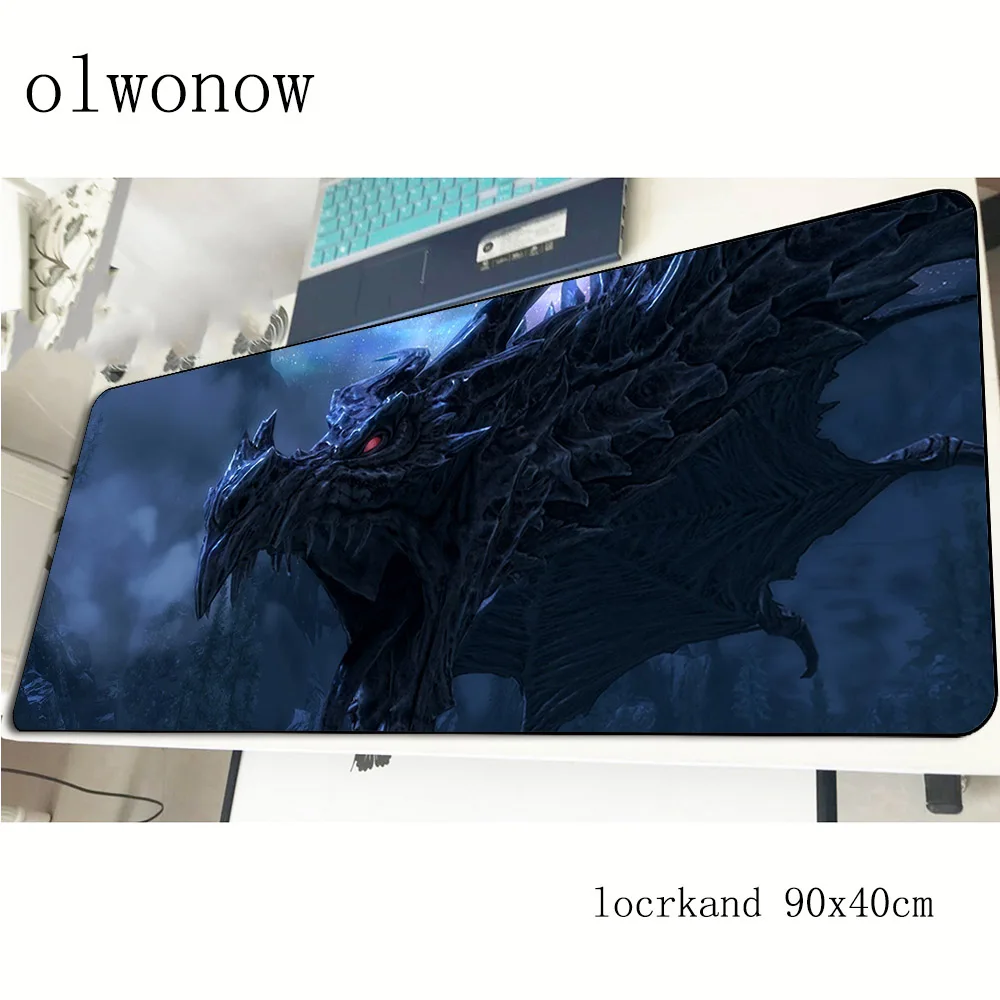 Skyrim коврик для мыши от производителя компьютерный геймер инди поп 900x400x3 мм padmouse