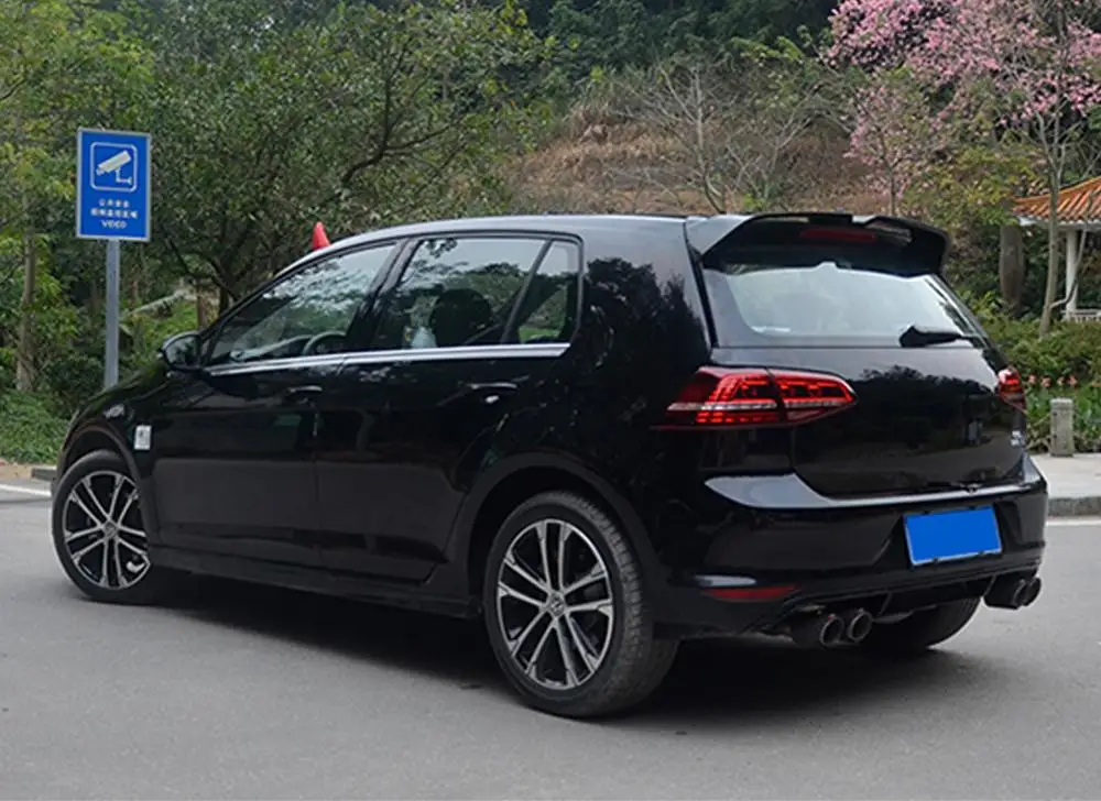 Golf7 MK7 карбоновый задний багажник спойлер на крыше подходит для Volkswagen VW Golf 7 gti r