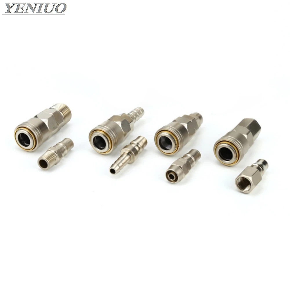 

Self-locking C type Pneumatic Air Compressor Hose Quick Coupler Plug Socket Connector