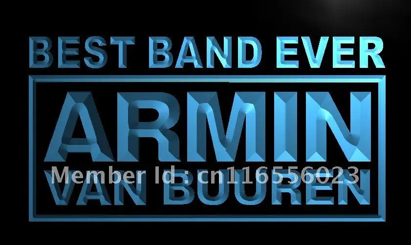 

LA342- Best Band Ever Armin Van Buuren LED Neon Light Sign home decor crafts