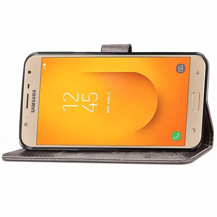 Чехол Кошелек из искусственной кожи с подставкой для Samsung Galaxy J1 ACE J3 J5 J7 2017 J4 Plus J6 DUO