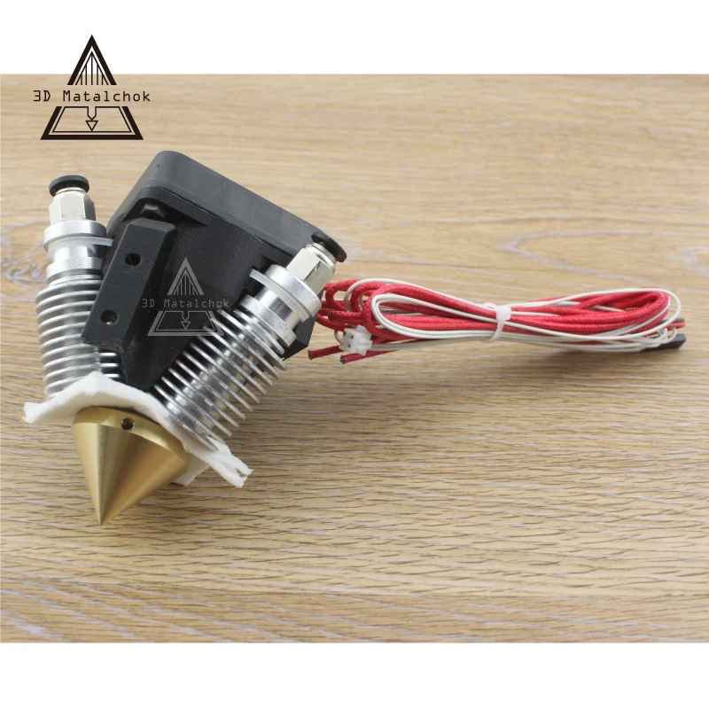 3D Экструдер Hotend V6 для алмазного принтера DIY теплоотвод 3 в 1 многоцветная насадка