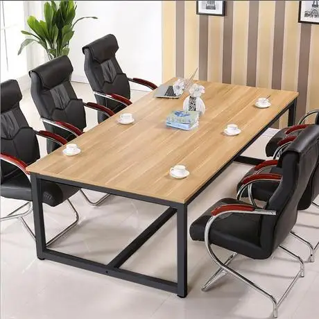 Стол для конференций офисная мебель панель + стальной офисный стол можно