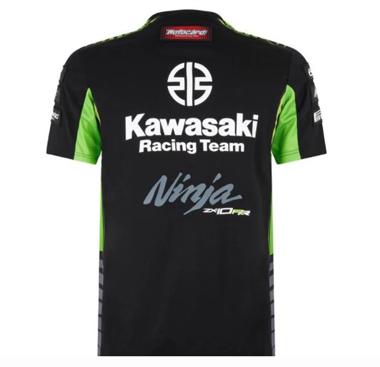 Kawasaki moto rcycle Racing moto rbike moto cross moto футболка для верховой езды Мужская дышащая повседневная одежда с коротким рукавом Одежда для вождения