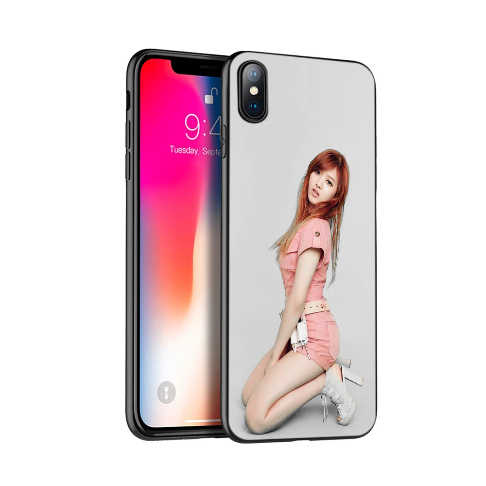 Черный чехол из ТПУ для iphone 5 5s SE 2020 6 6s 7 8 plus x 10 силиконовый XR XS 11 pro MAX с АОА Айс