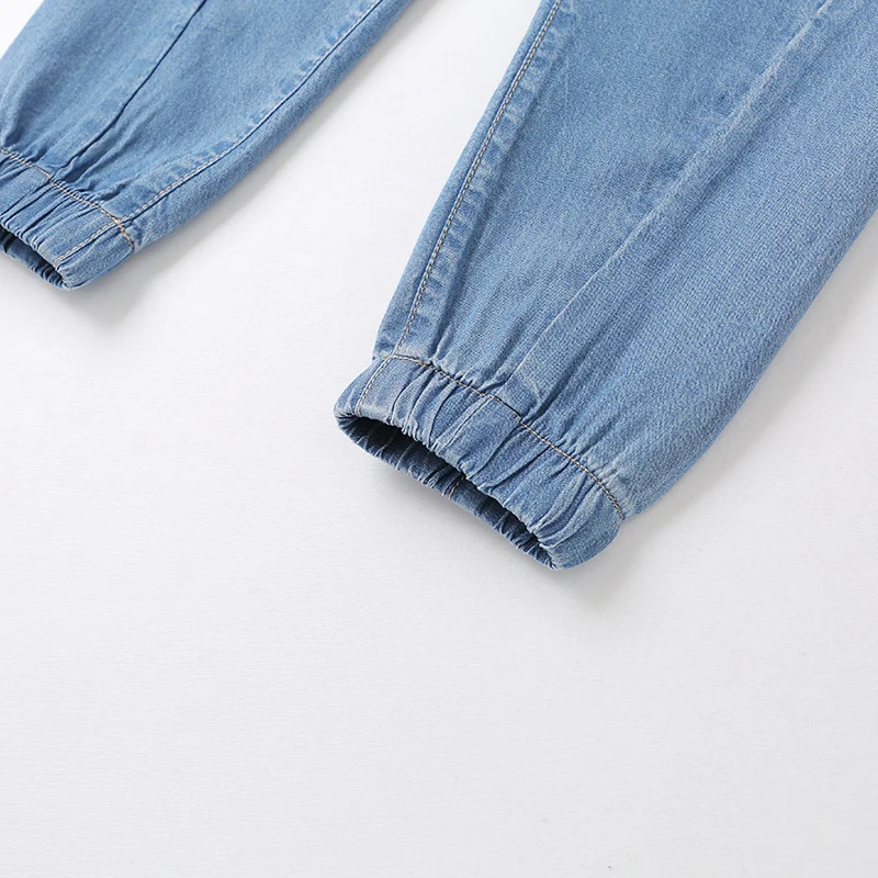 Джинсы для мальчиков длинные штаны летняя детская одежда тонкие