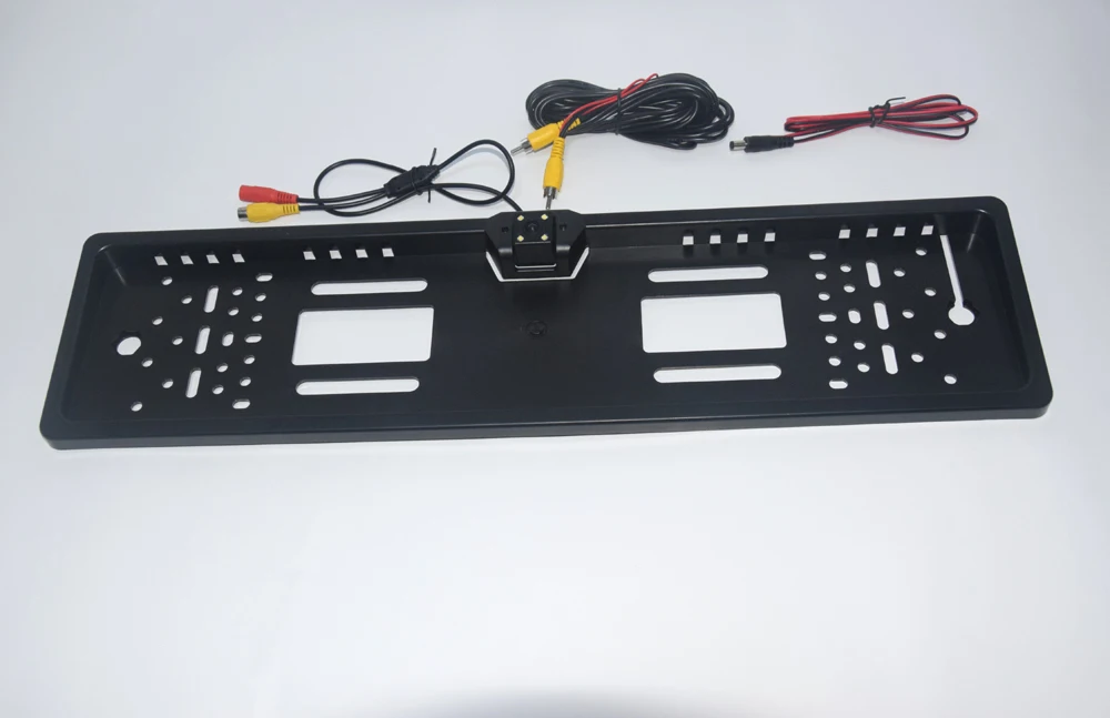 Бесплатная доставка HD CCD рамка номерного знака для России и Европы камера заднего