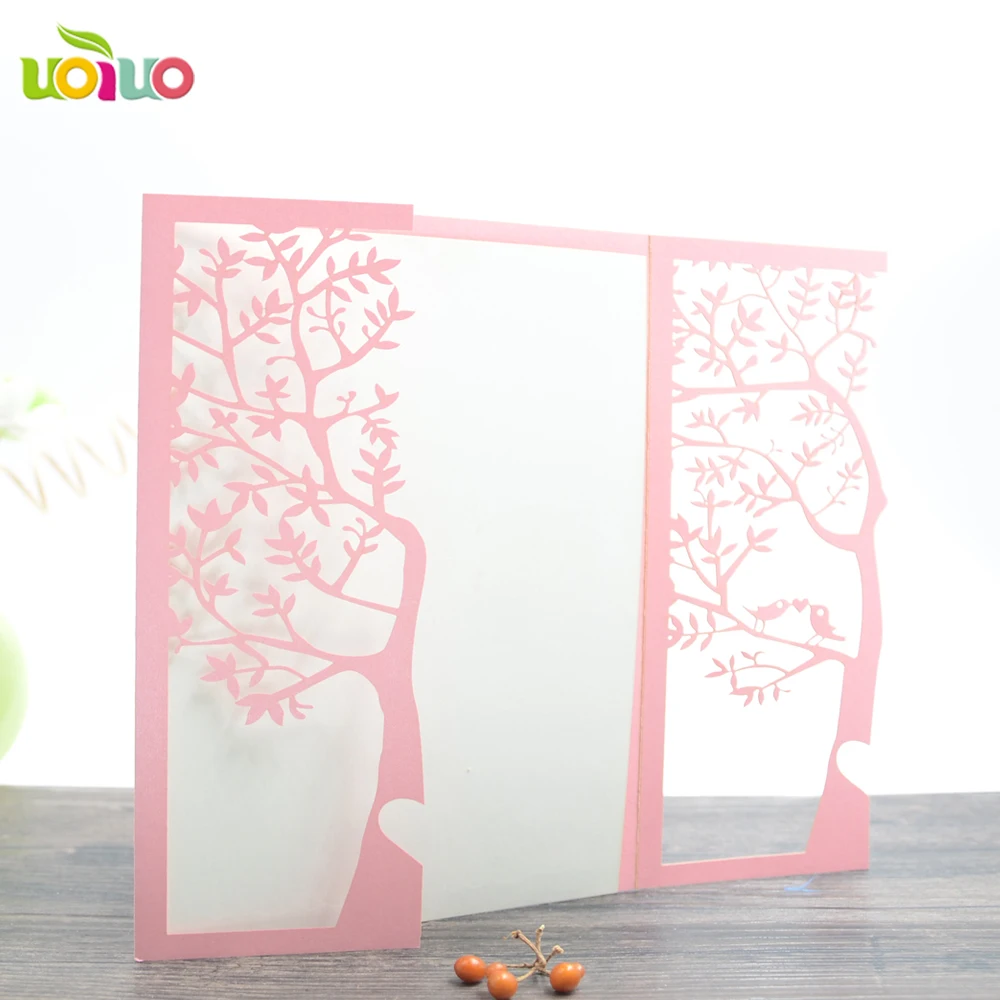 2017 Свадебная пригласительная открытка Европейский стиль горячее тиснение