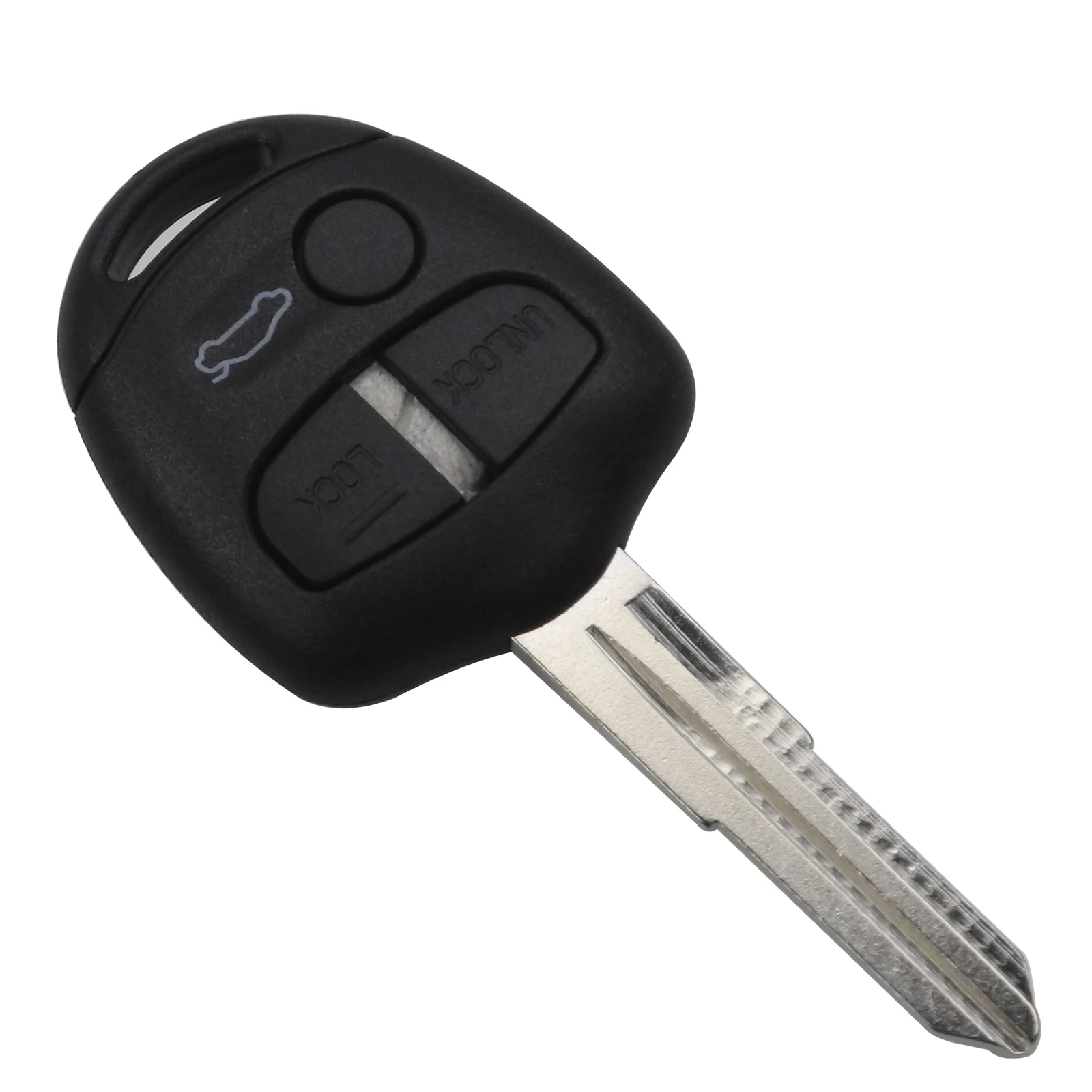 Jingyuqin 3 Buttons Car Key Shell Case Cover for Mitsubishi Pajero Sport Outlander Grandis ASX Remote Left Blade Styling | Автомобили и