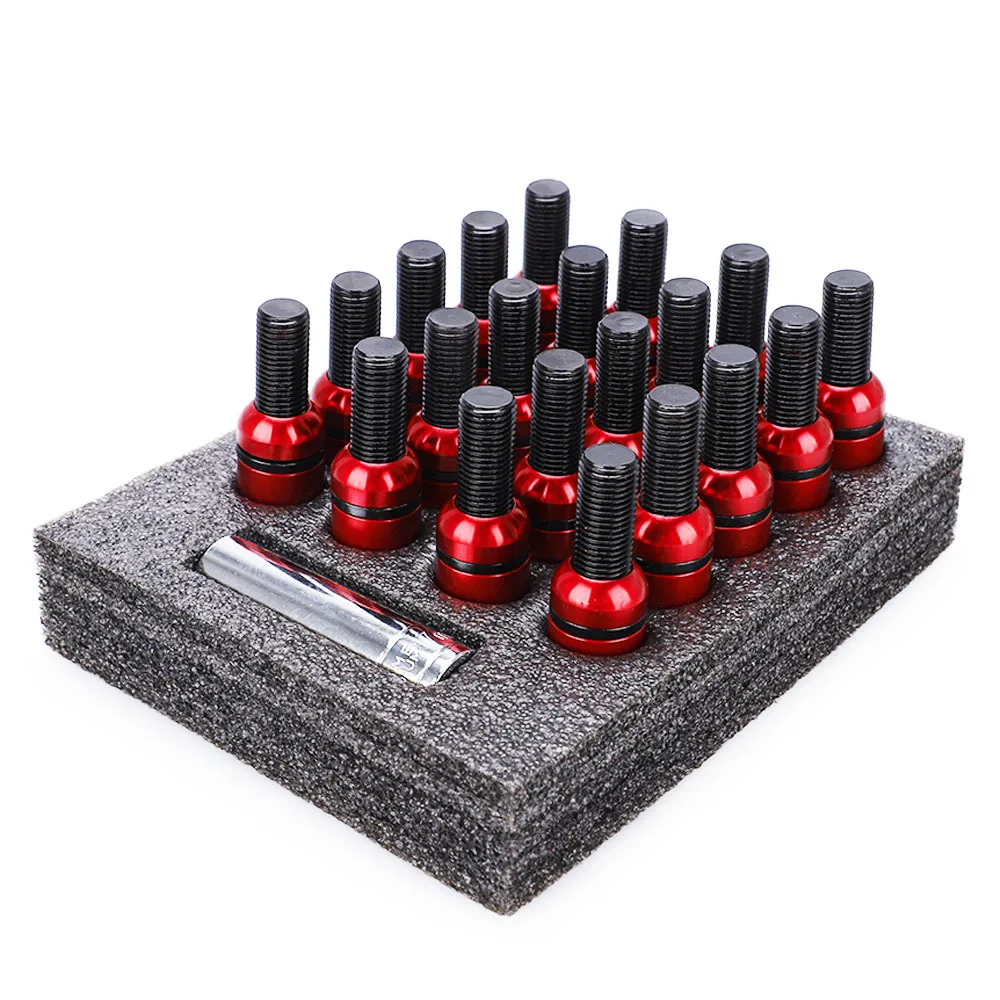 20 шт. стальные болты для шариковых сидений с колпачками гайки и ключи M14x1.5