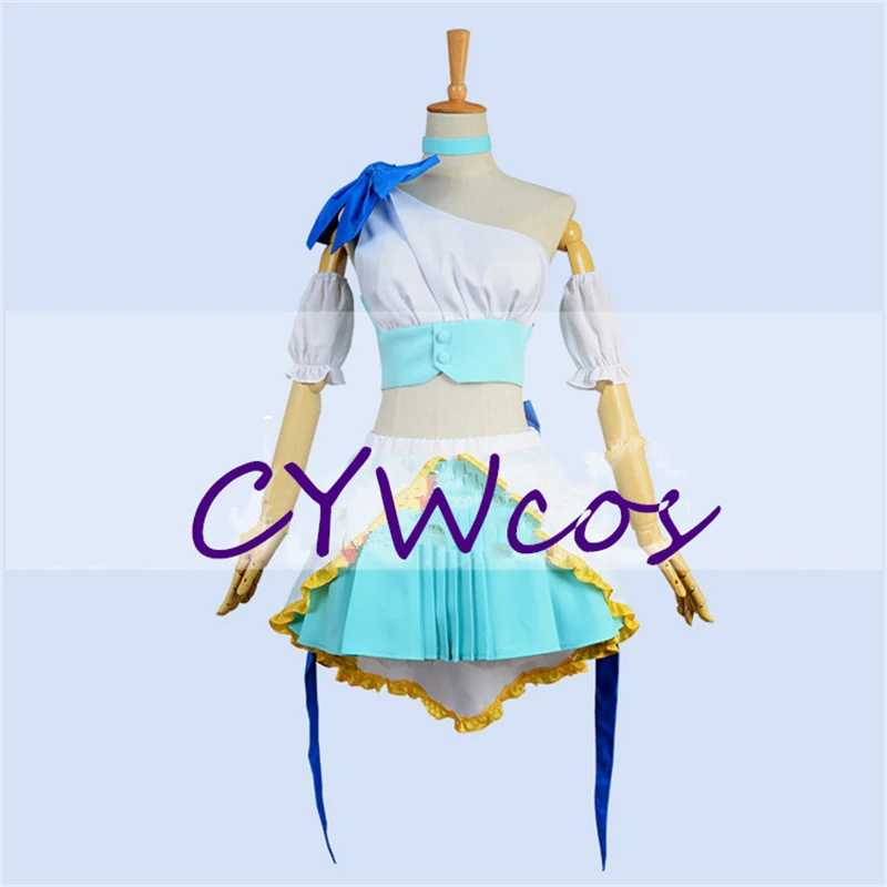 Индивидуальный аниме Mahou Shoujo Ore Magical Twin Косплей Микки синий костюм для косплея