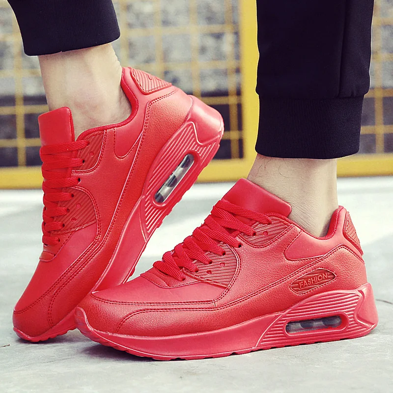 Black Breathable Air Cushion Running Shoes Women Outdoor Sports Men Board Max Sneakers Chaussures Sport Pour Hommes | Спорт и