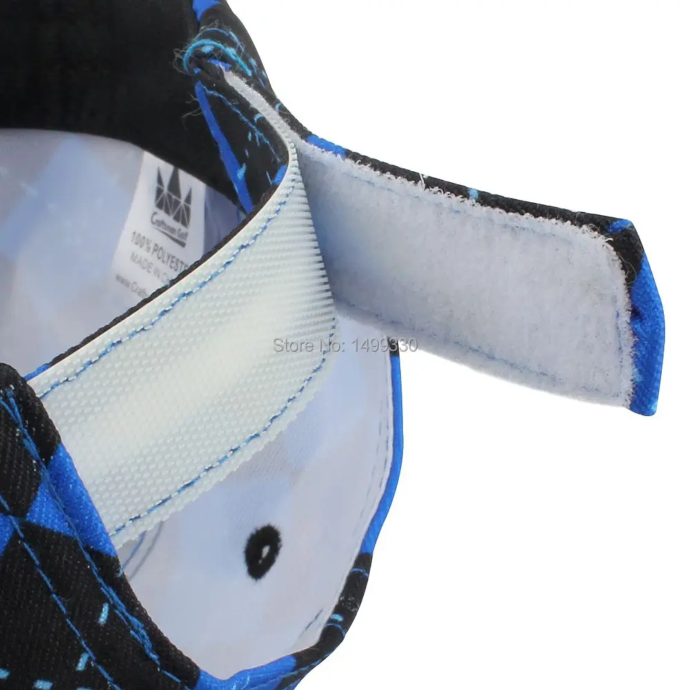 Новая Геометрическая шапка для гольфа бейсболка Классическая вырезанная синяя и