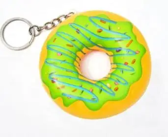 Каваи пончик мягкий брелок мороженое медленно поднимающийся крем squishies снятие Стресса Игрушка антистресс игрушка для детей антистресс для взрослых - Цвет: B4
