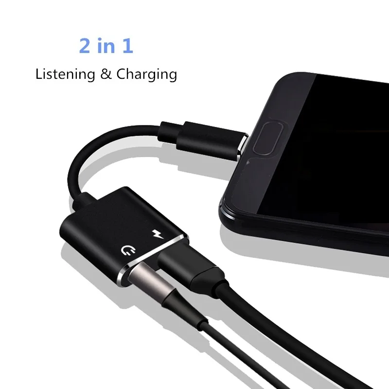 Usb type-C аудио зарядный адаптер для Leeco Le Letv 2/2 Pro/Max 2 в 1 type C штекер-Женский 3 5 мм
