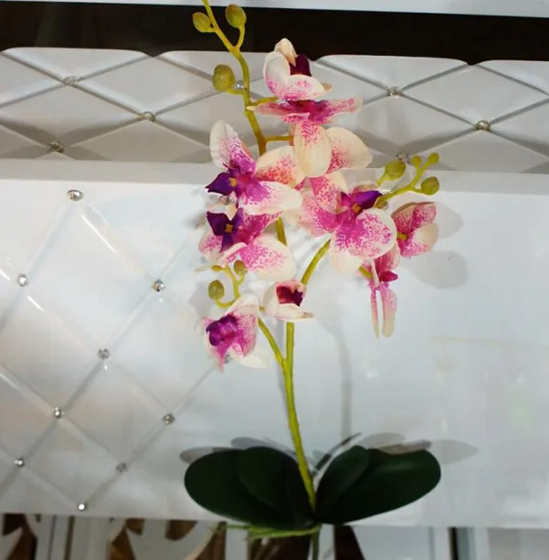 Искусственные цветы орхидеи 2 шт. упак. для украшения дома вечеринок креативный
