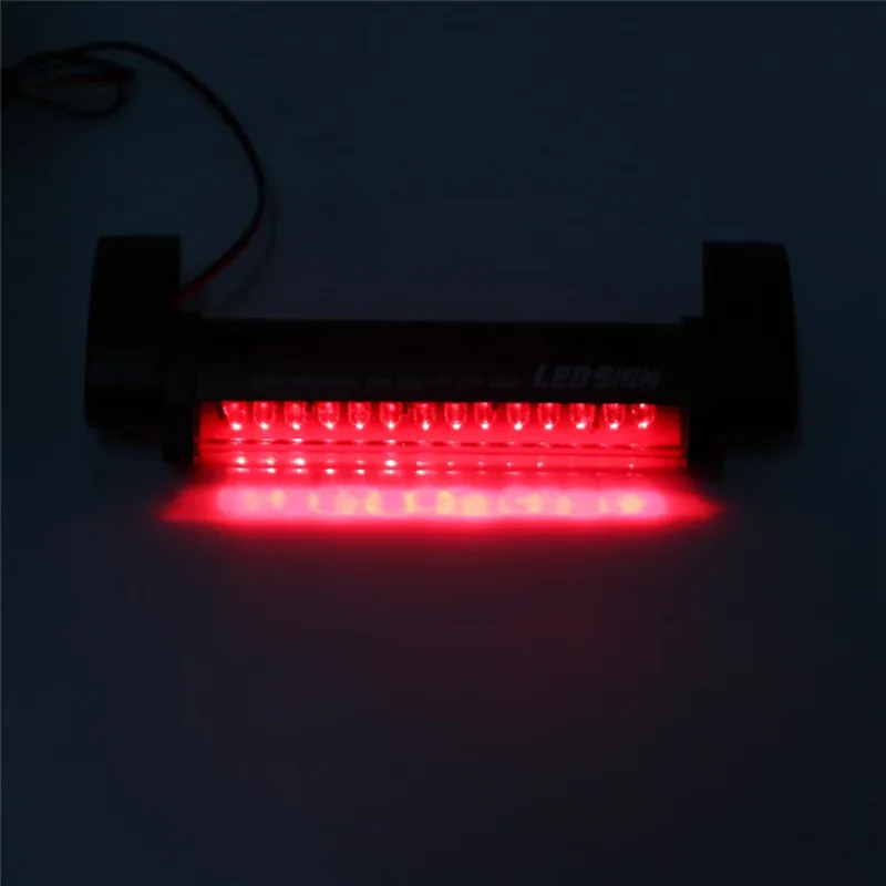 Новый Универсальный красный 14 светодиодный 3 й автомобильный тормоз задний