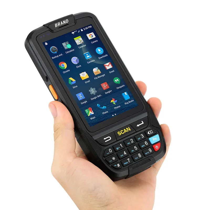 Android 7 0 портативный pos терминал с NFC UHF RFID считыватель памяти 4 дюймовый большой
