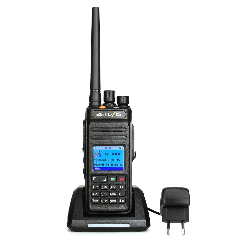 Retevis RT83 DMR Digital Walkie Talkie (GPS) IP67 Waterproof Dustproof UHF Handheld Amateur Outdoor Two Way Radio+Program Cable