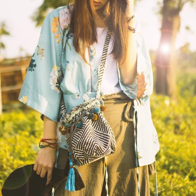 Сумка через плечо LilyHood Boho Мягкая тканевая сумка для женщин|Сумки с ручками| |