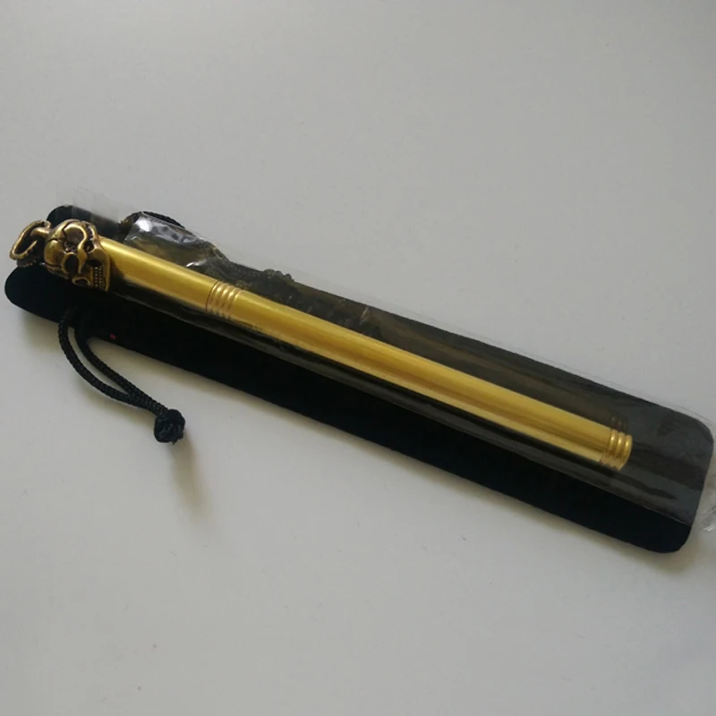 Новая латунная гелевая ручка с черепом подарочная для письма | Канцтовары офиса и