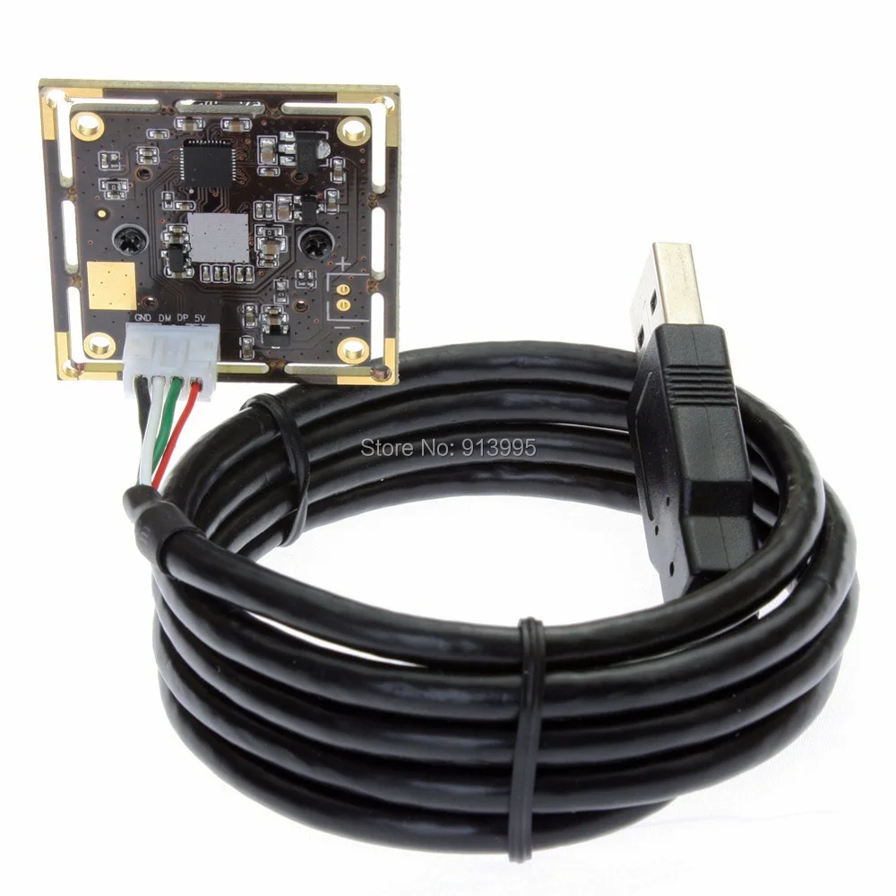 5megapixel CMOS OV5640 Webcam MJPEG 100degree no distortion lens 5MP industrial Camera Module for advertising / LED display |