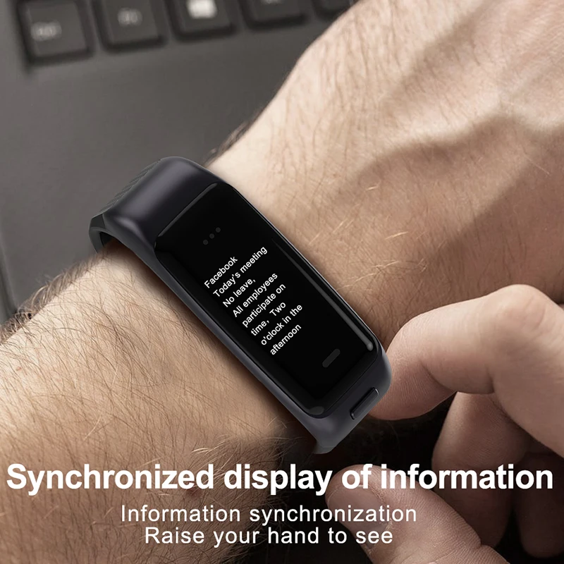 Новый Умный Браслет Bluetooth-гарнитура наушники с ремешком водонепроницаемый