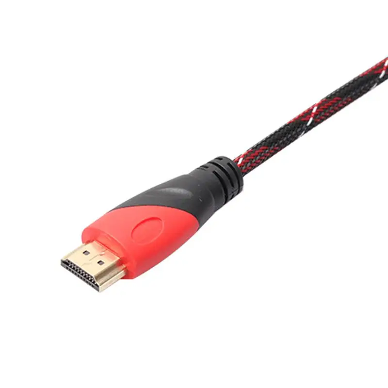 ABGN позолоченный hdmi кабель HD видео аудио двойной цветной режим красный и черный