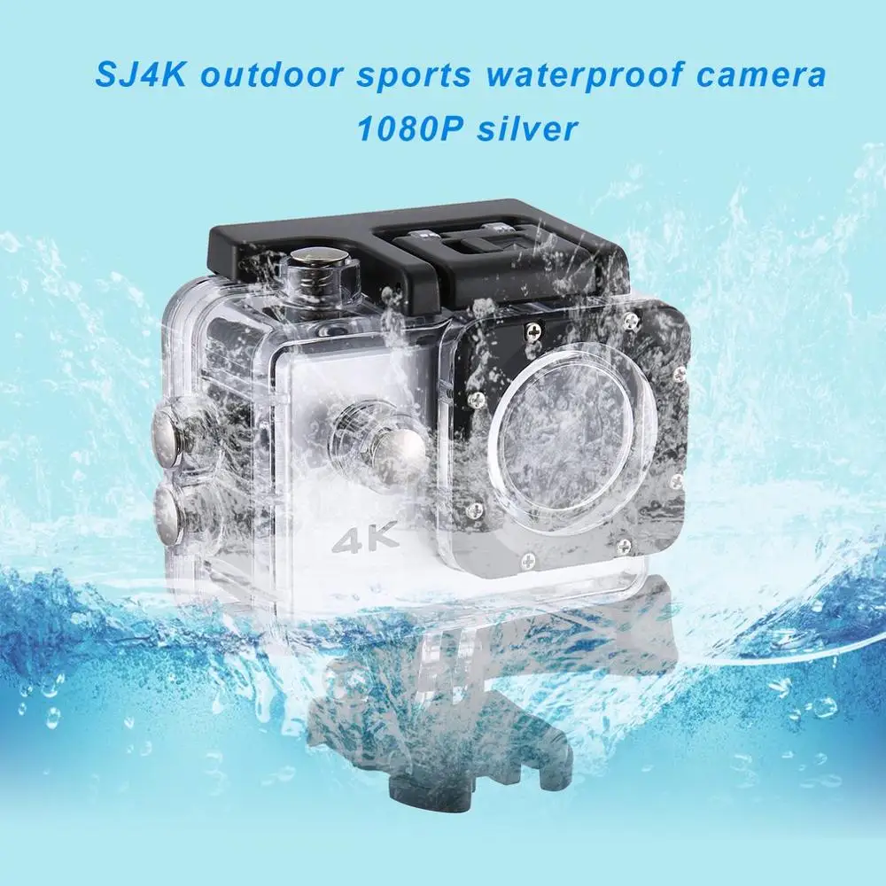 SJ камера 4K 2,0 дюймов ЖК-экран Дайвинг 30 м Водонепроницаемая камера Экстремальные виды спорта DV 1080p мотоцикл автомобиль Спорт на открытом воздухе