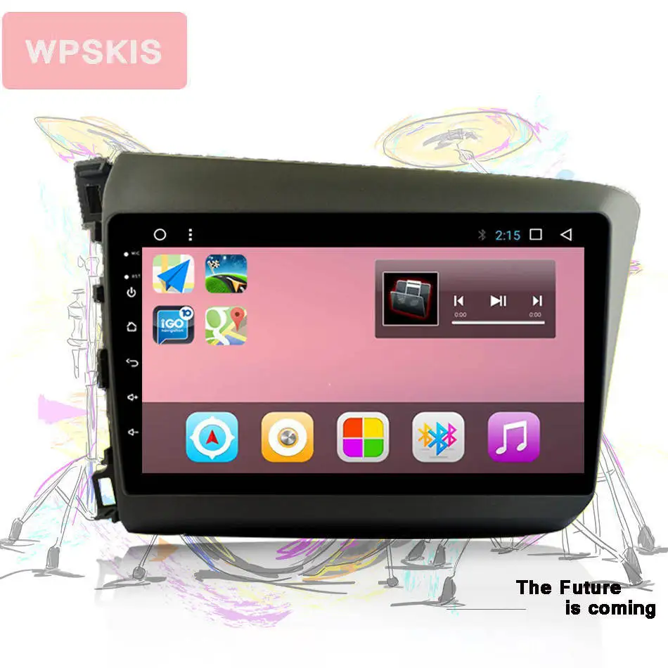 IPS 9 &quotэкран Octa core 6G RAM 128G ROM Android 10 0 автомобильный DVD PGS навигация для Honda Civic 2011 2015
