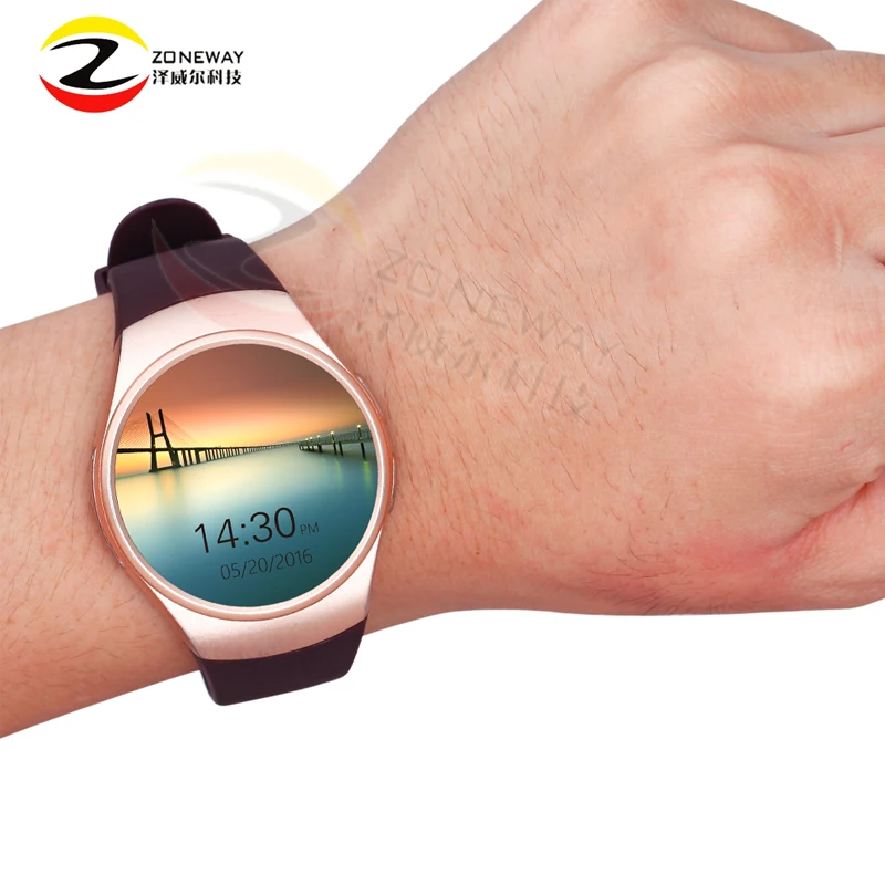 KW18 Bluetooth smart watch полный экран Поддержка SIM TFCard Smartwatch телефон Heart Rate для apple передач S2