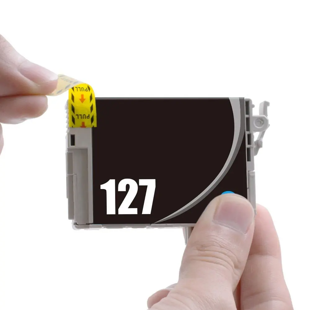 12 Упак. 127 чернильный картридж совместим с Epson Stylus NX625 NX530 WorkForce 633 630 635 840 645 WF-7010 WF-7510