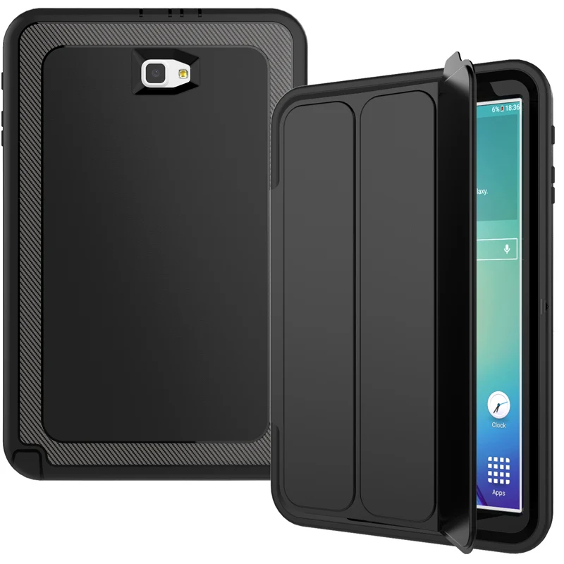 Чехол для Samsung Galaxy Tab A 10 1 SM T580 585 2016 ''планшет Funda силикон и искусственная кожа