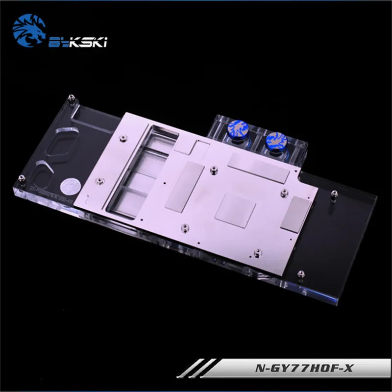 Bykski полный охват GPU водный блок для GALAX GTX760 770 680 HOF видеокарта N GY77HOF X|Кулеры и