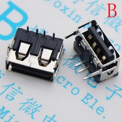 10 шт. Af10.0 Usb длина гнезда мм упаковочная лента двухфутовая фиксированная Smd \