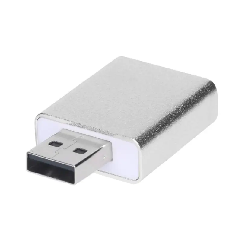 Хорошая продажа Внешний USB 2 0 в 3D Виртуальная Звуковая карта адаптер конвертер 7 1