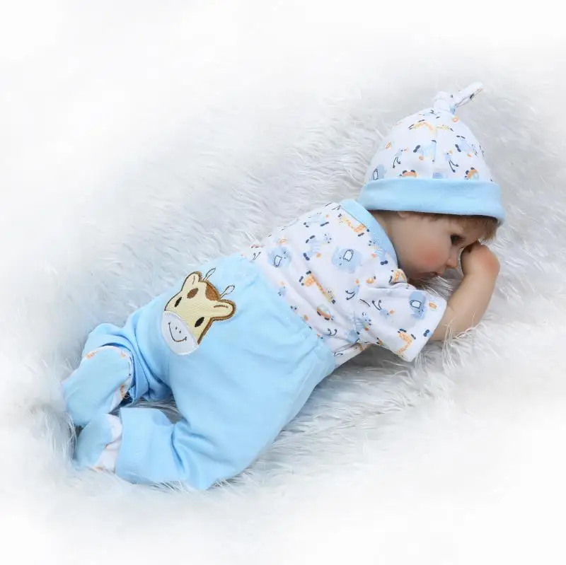 NPK 16 '❀ см Силиконовые Винил reborn baby doll детей playmate кукла из мягкой натуральной