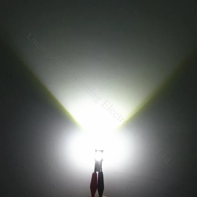 Led T10 W5W Автомобильная светодиодная лампа белого синего красного цвета Янтарный