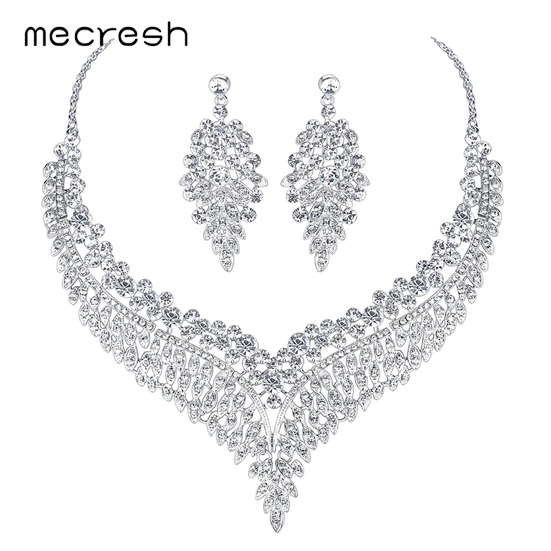Mecresh лист Африканский Свадебный комплекты украшений для женщин большой