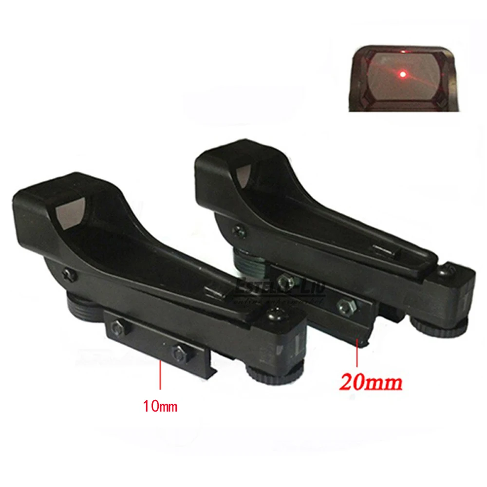 Optical Rifle Scope With Dovetail Rial Fit Hunting new Tactical Reflex Sight Red Dot Wide View Airgun 10 / 20mm | Спорт и