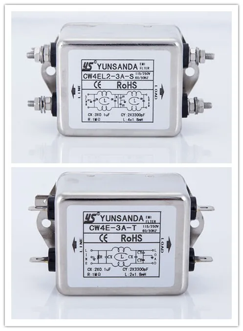 Силовой фильтр CW4E CW4EL2, однополюсный/двухполюсный фильтр-коннектор, с разъемом, с разъемом для фильтра, с разъемом, с разъемом для фильтра, с разъемом, с разъемом, для двигателя, с разъемом, с разъемом, 1/2, 1/2, 1/2, 1/2, 1/2, 1/2, 1/2/2,