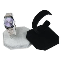 hot sale fashion high level watch shelf box c type design jewelry bracelet watch display rack stand holder white black options