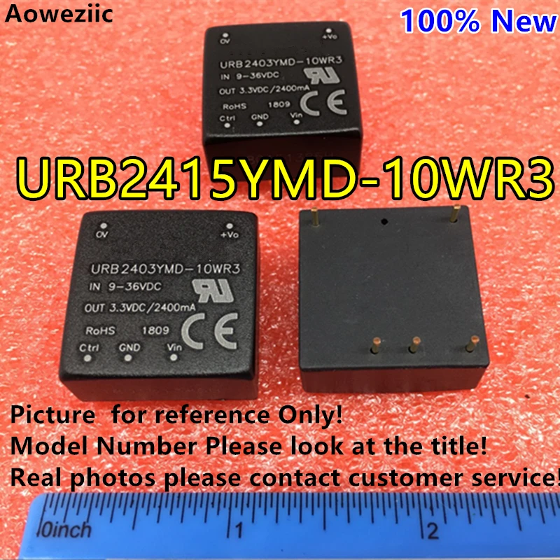 

Aoweziic URB2415YMD-10WR3 URB2415YMD-10W URB2415 New Original DIP Input: 9-36V Output: 15V 0.67A DC-DC 1.5KV Voltage Isolate