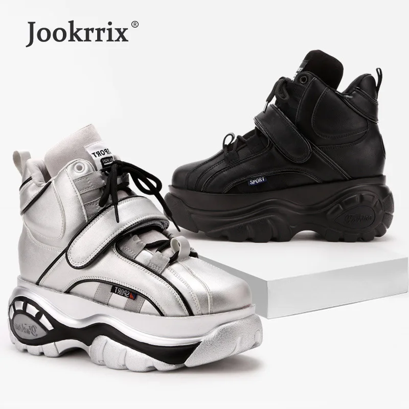 Jookrrix Pre sale Повседневное белые туфли Для женщин брендовые кроссовки на платформе