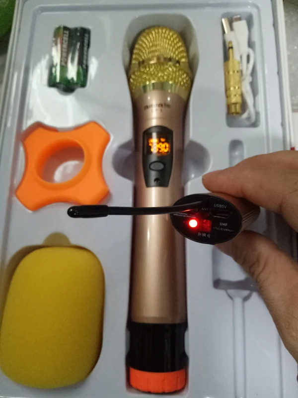 Универсальный беспроводной микрофон AIBIERTE UHF 715 0-745 0 МГц | Электроника