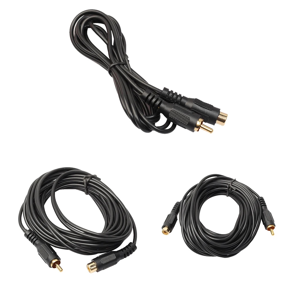 

Кабель-удлинитель RCA штекер-RCA гнездо M/F Аудио Композитный кабель одинарный телефонный ремень RCA штекер-гнездо 1,8 м/4,5 м/7,6 м